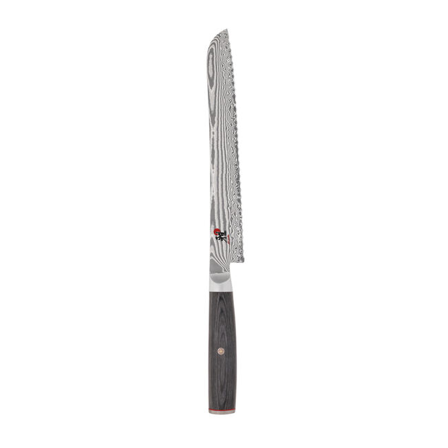 Miyabi Kaizen II 9.5" Bread Knife - 48-Layer Damascus Steel-Bred Knife-DECOROLALA