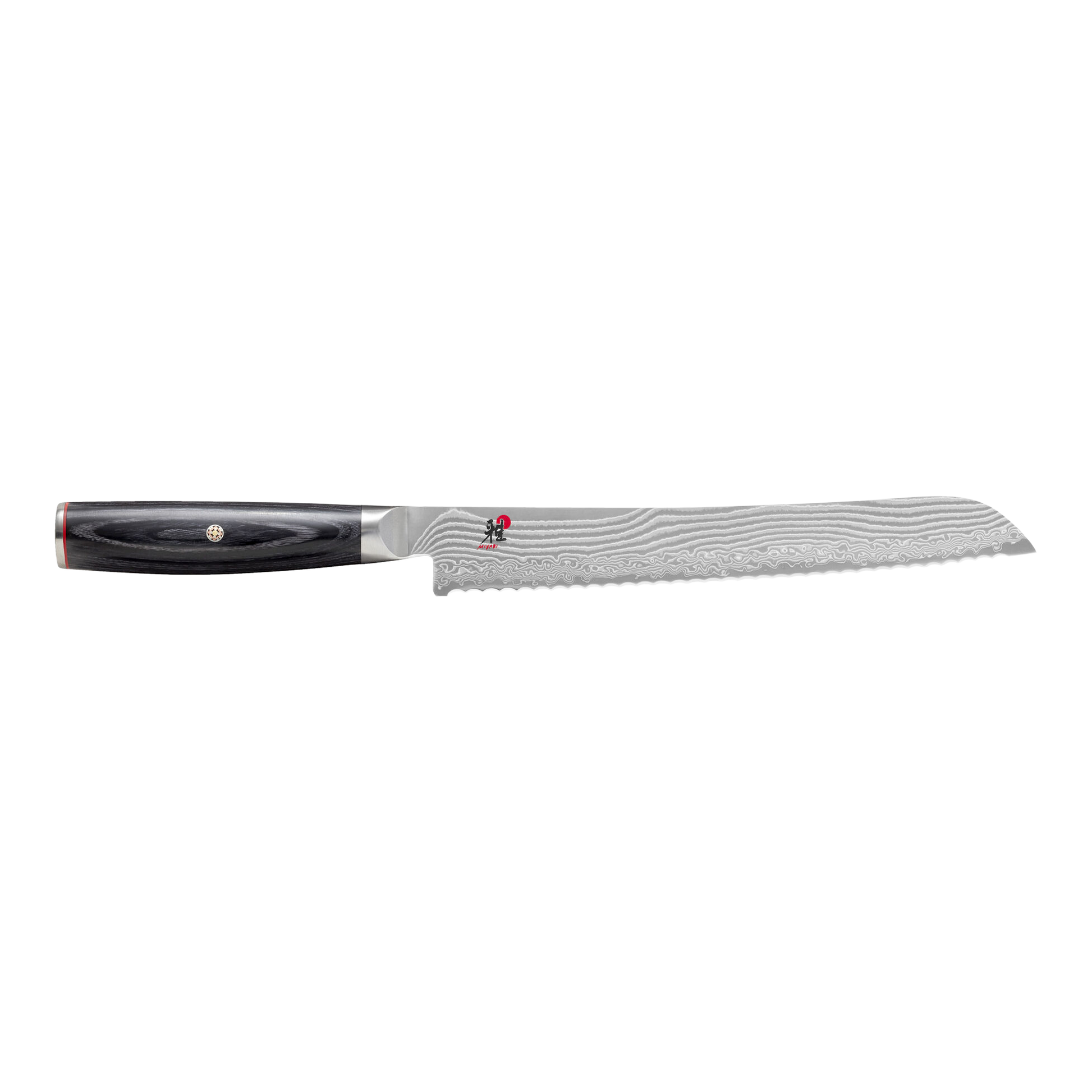 Miyabi Kaizen II 9.5" Bread Knife - 48-Layer Damascus Steel-Bred Knife-DECOROLALA