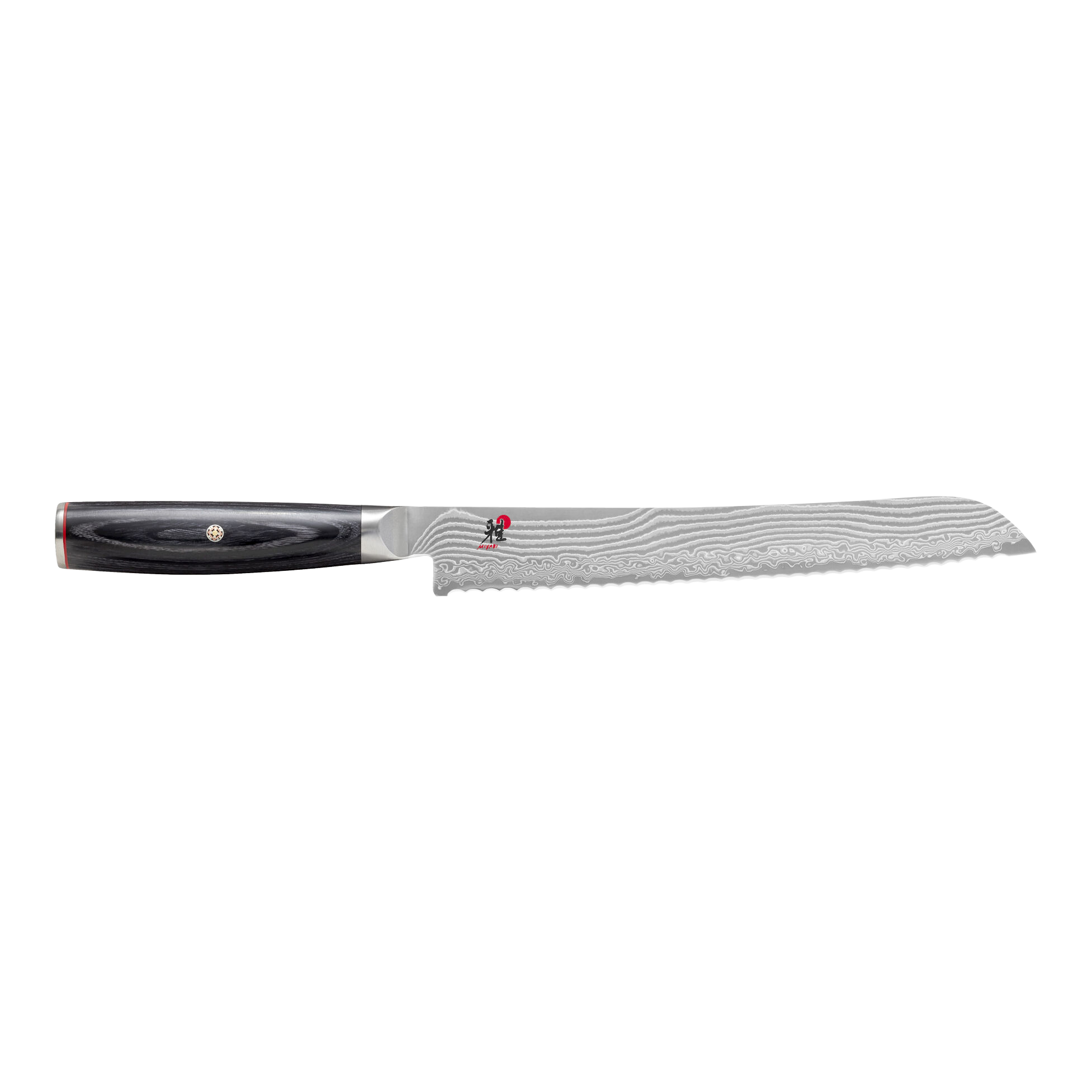 Miyabi Kaizen II 9.5" Bread Knife - 48-Layer Damascus Steel-Bred Knife-DECOROLALA