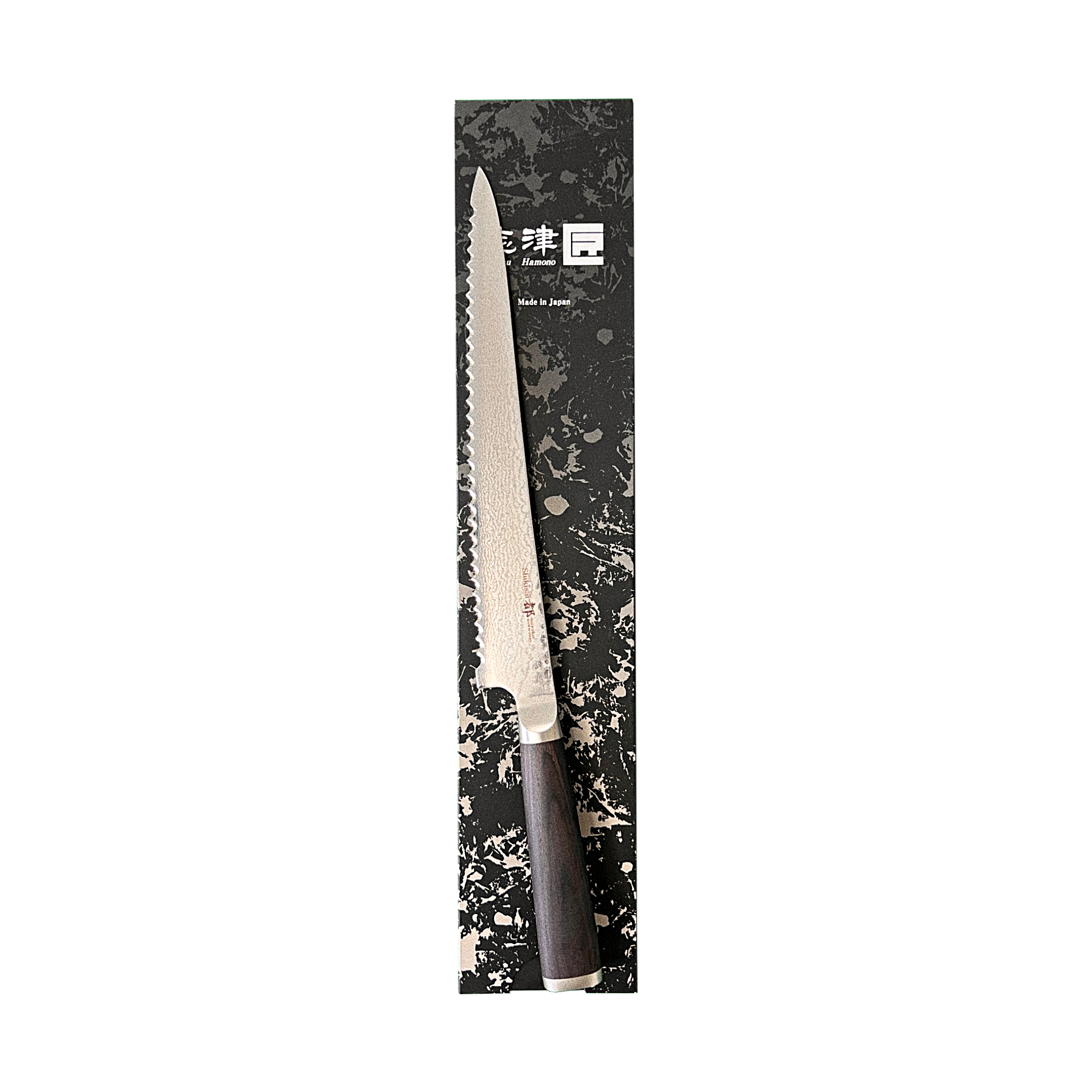 Miyako SUS 240mm Bread Slicer | 33 Layer Damascus Steel Blade  Made in Japan-Bred Knife-DECOROLALA