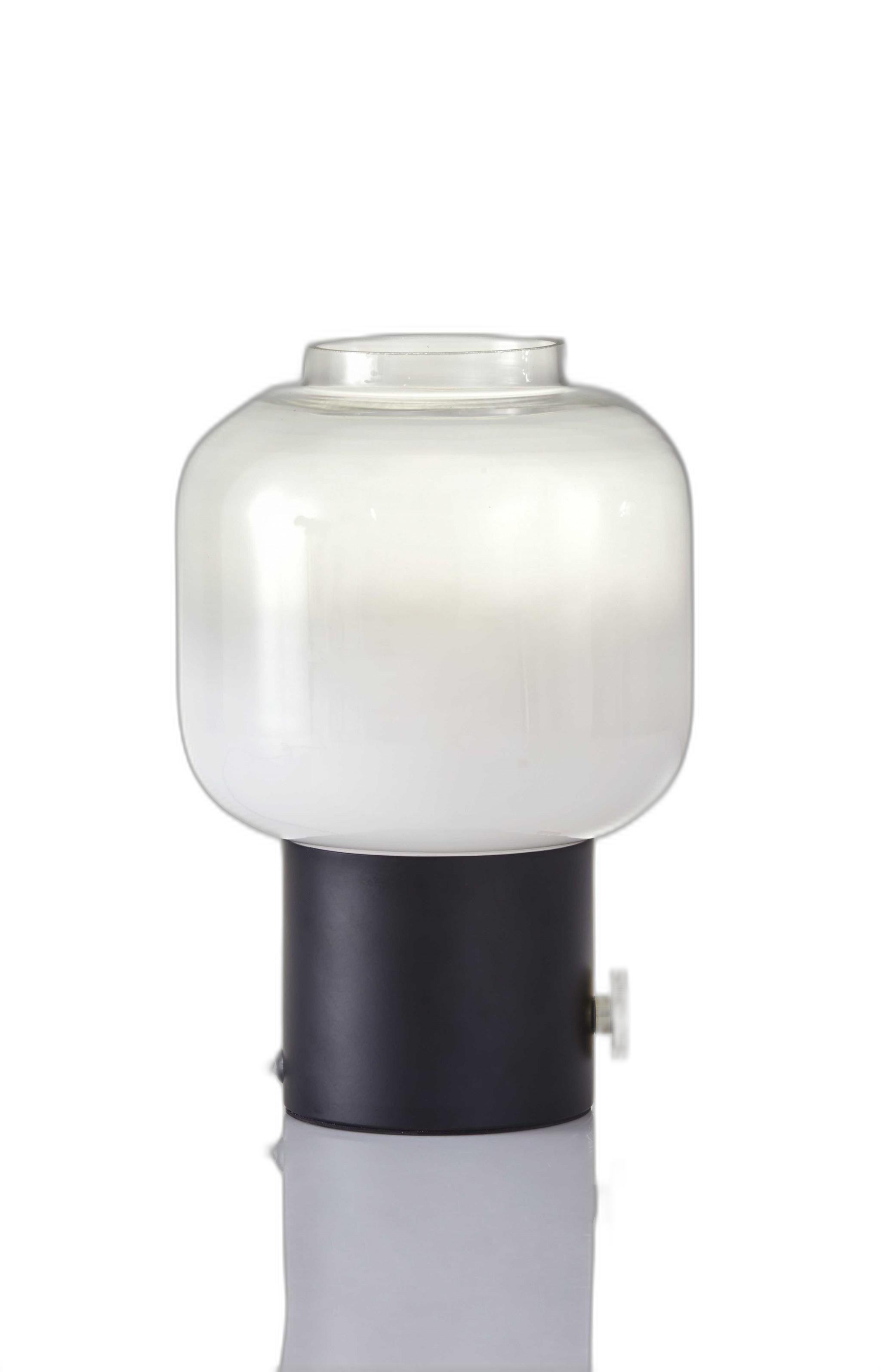 Mod Pod Black Glass Table Lamp-Table Lamps-DECOROLALA
