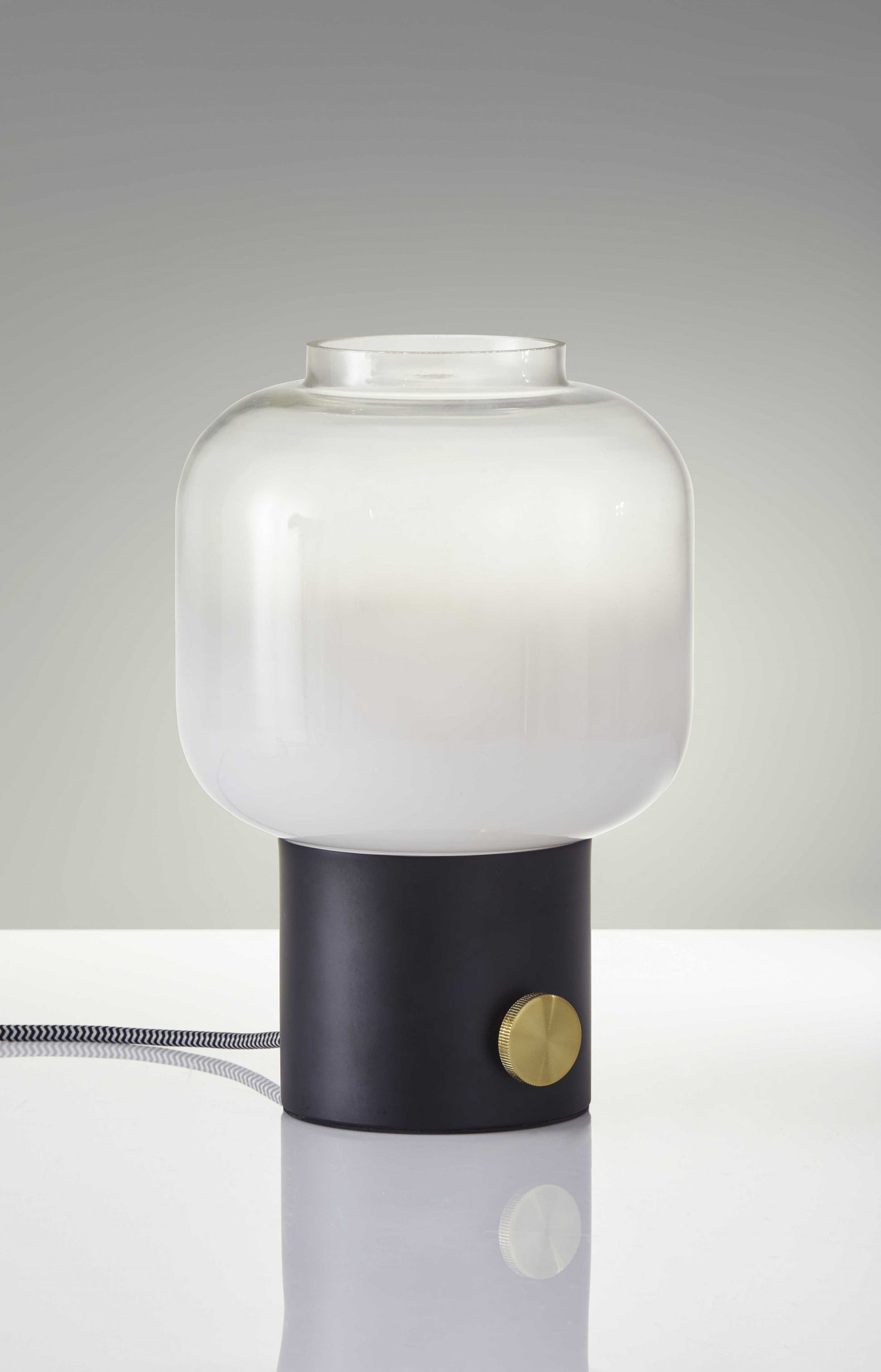 Mod Pod Black Glass Table Lamp-Table Lamps-DECOROLALA