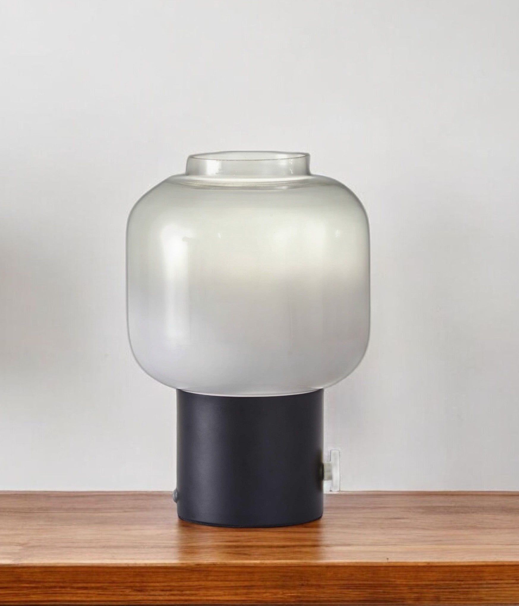 Mod Pod Black Glass Table Lamp-Table Lamps-DECOROLALA