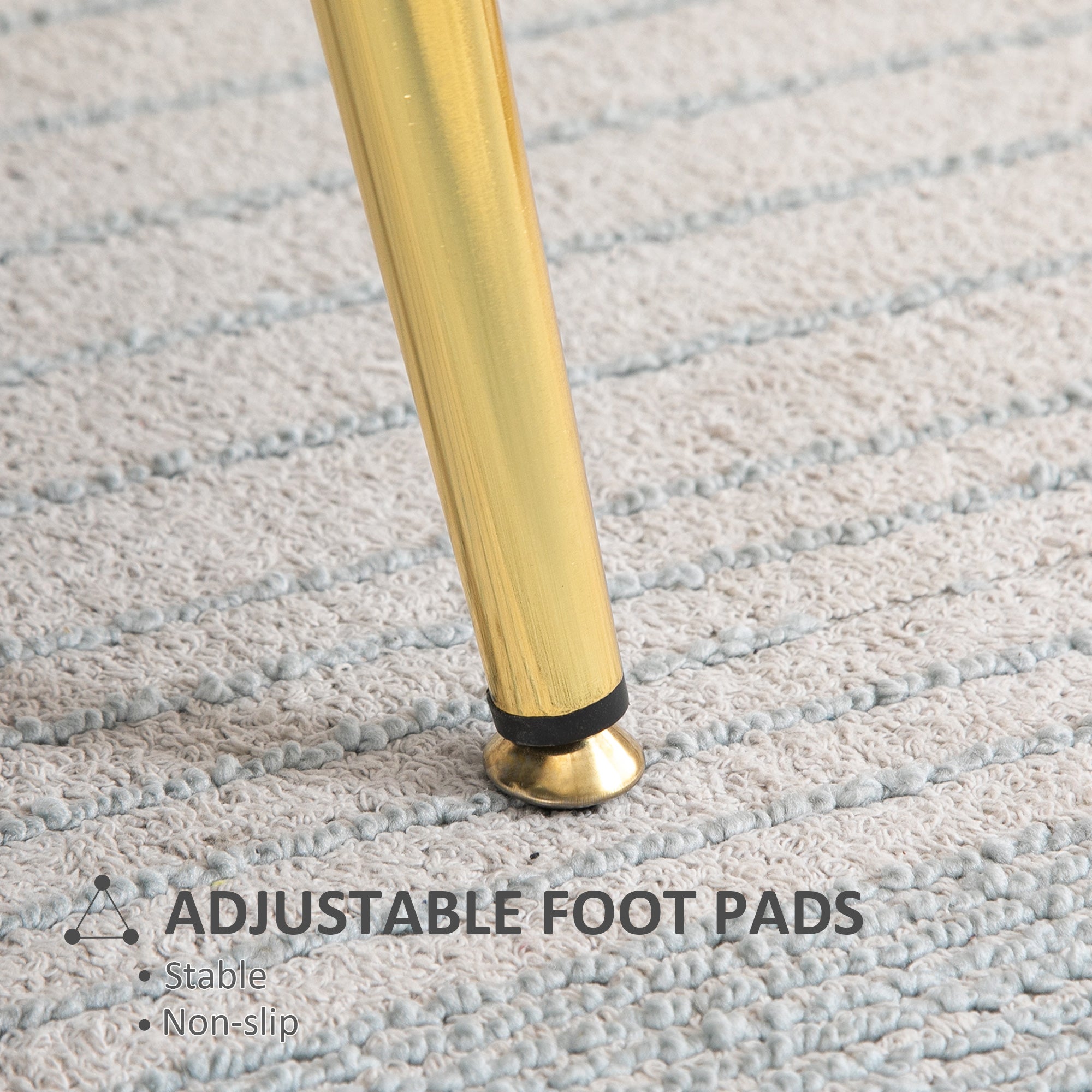 Modern Accent Chair Yellow Velvet-Touch Gold Legs-DECOROLALA