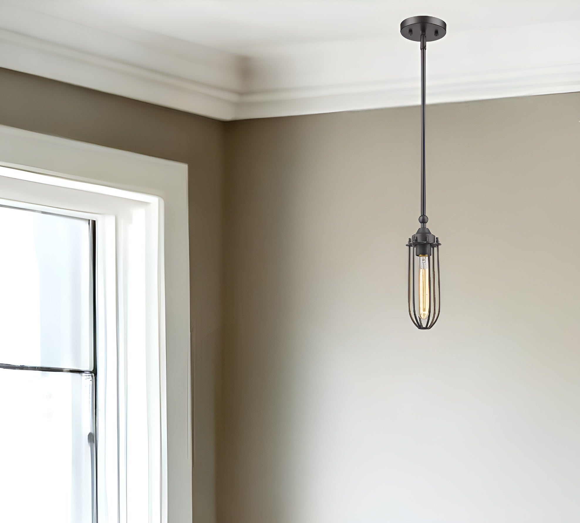 Modern Bronze Mini Pendant Hanging Light-Pendants-Hanging Lights-DECOROLALA