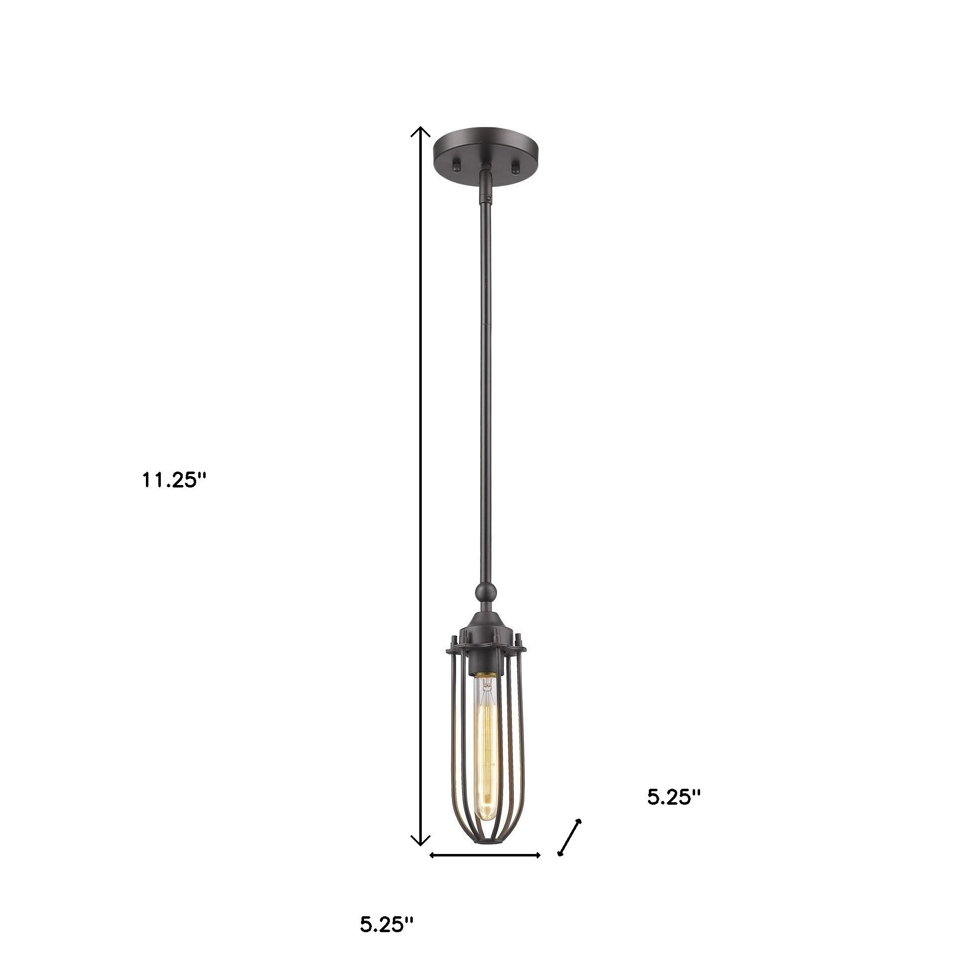 Modern Bronze Mini Pendant Hanging Light-Pendants-Hanging Lights-DECOROLALA