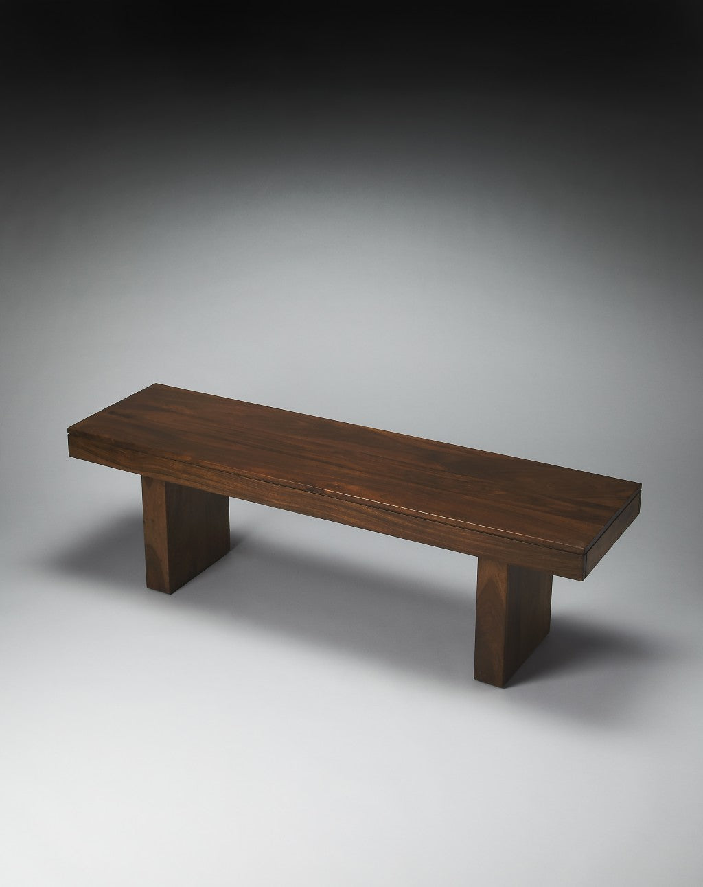 Modern Chunky Solid Wood Bench-Outdoor Benches-DECOROLALA