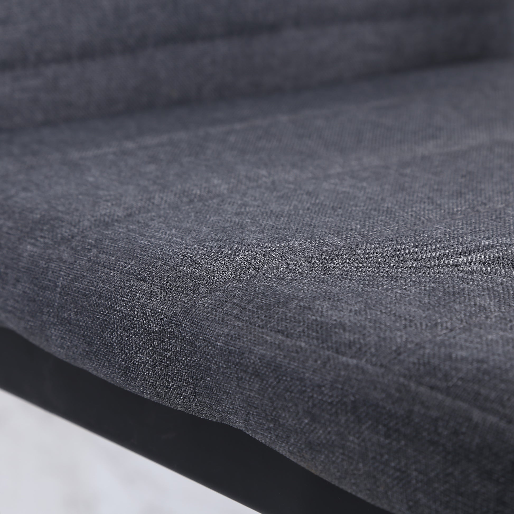 Modern Dining Chairs Set of 4 - Grey Linen with Metal Legs-Home Furnishings > Kitchen & Dining Furniture > Dining Chairs-DECOROLALA