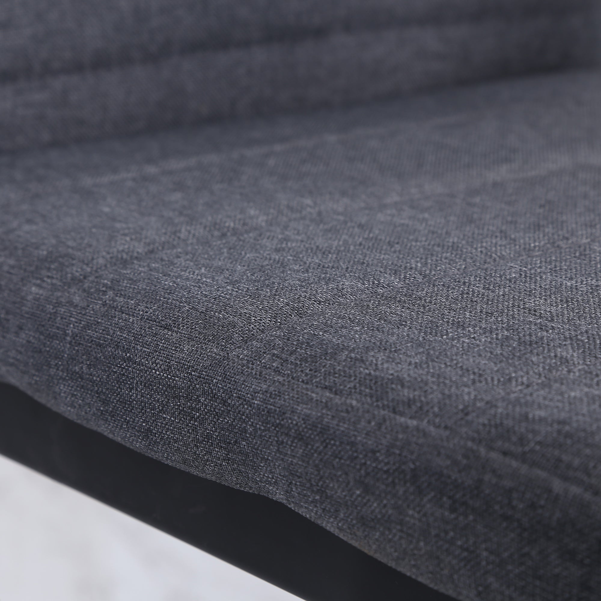 Modern Dining Chairs Set of 4 - Grey Linen with Metal Legs-Home Furnishings > Kitchen & Dining Furniture > Dining Chairs-DECOROLALA