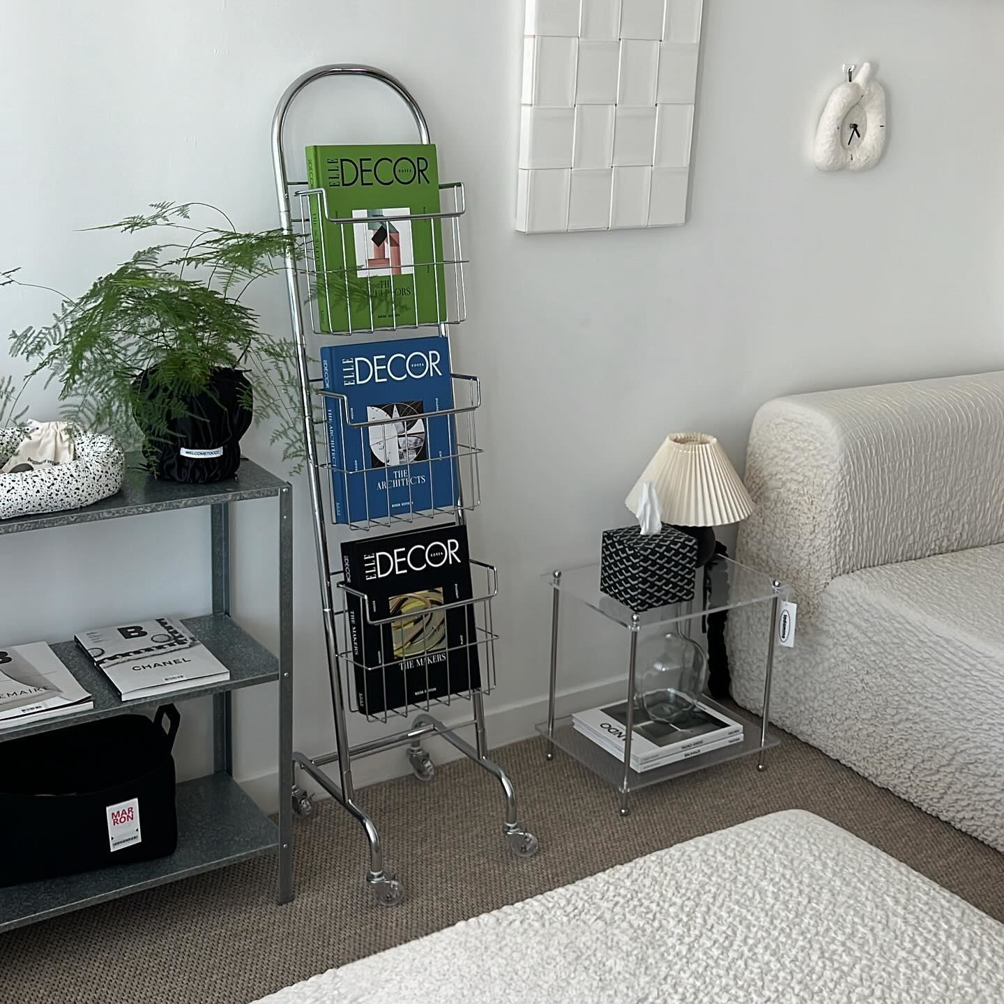 Modern Minimalist Magazine Rack-Bookcase-DECOROLALA