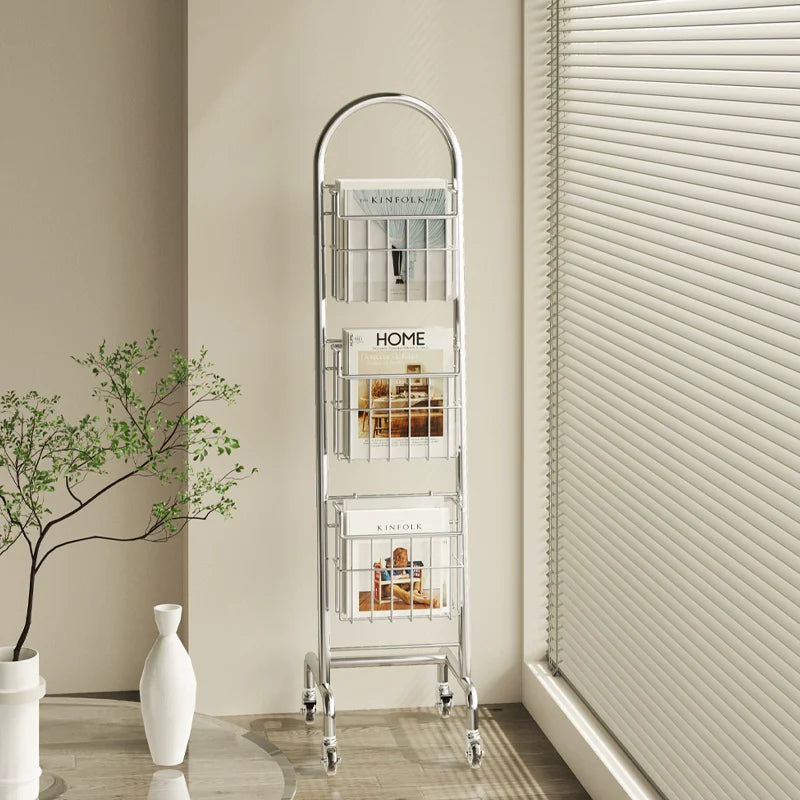 Modern Minimalist Magazine Rack-Bookcase-DECOROLALA