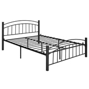 Modern Platform Bed with Headboard and Footboard-Queen Size-Simple Bed Frame-DECOROLALA