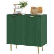 Modern Sideboard Buffet Cabinet - Green 31.5" MDF-Home Furnishings > Kitchen & Dining Furniture > Bar Cabinets-DECOROLALA