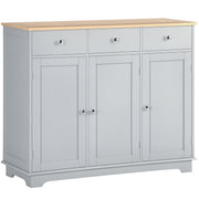 Modern Sideboard, Buffet Cabinet with Storage Cabinets, Drawers and Adjustable Shelves for Living Room, Grey-DECOROLALA
