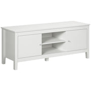 Modern TV Stand for TVs up to 55" - White 47.2"-Home Furnishings > Living Room Furniture > TV¬†Stands-DECOROLALA