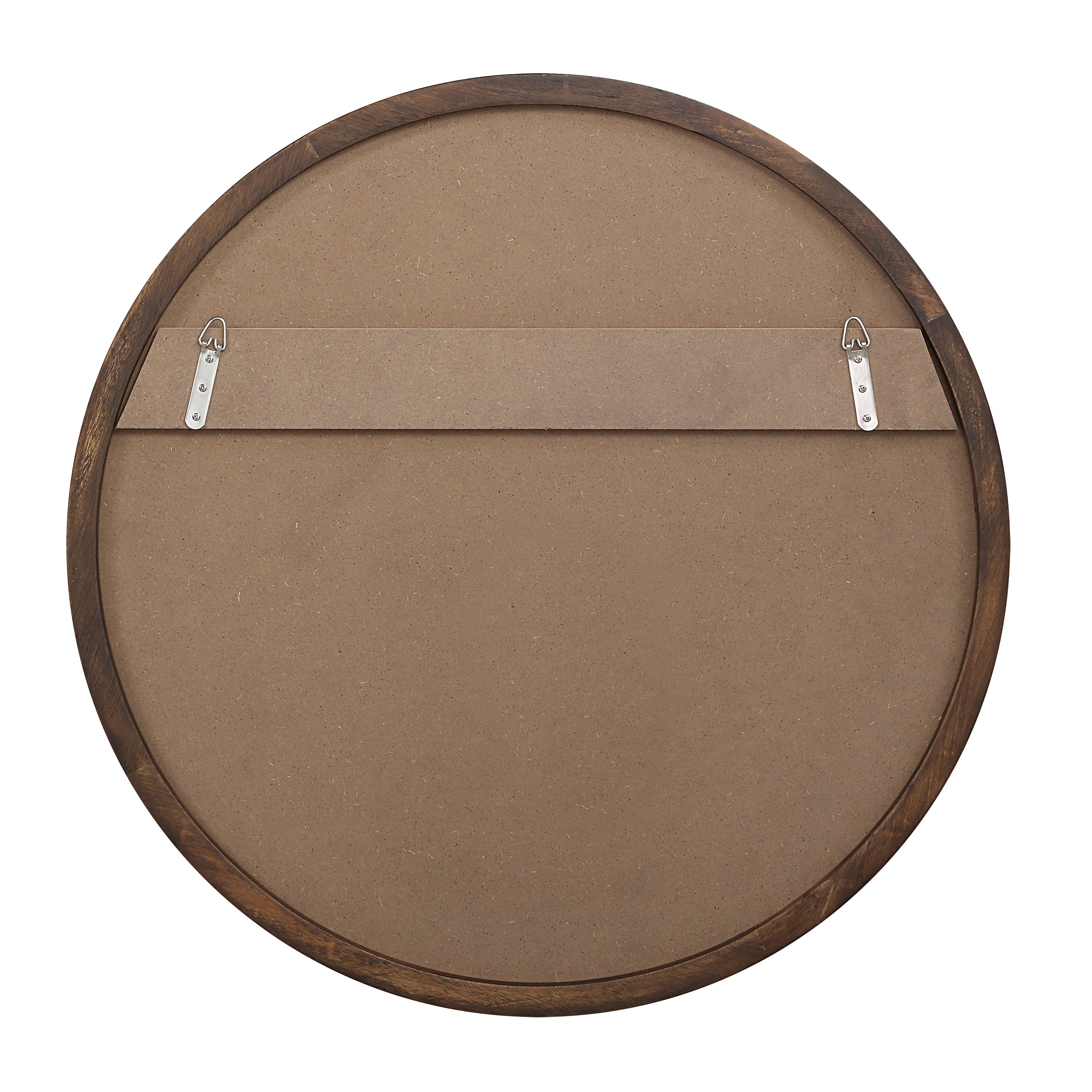 Modi 30" H x 30" W Wall Mirror, Brown-Mirror-DECOROLALA