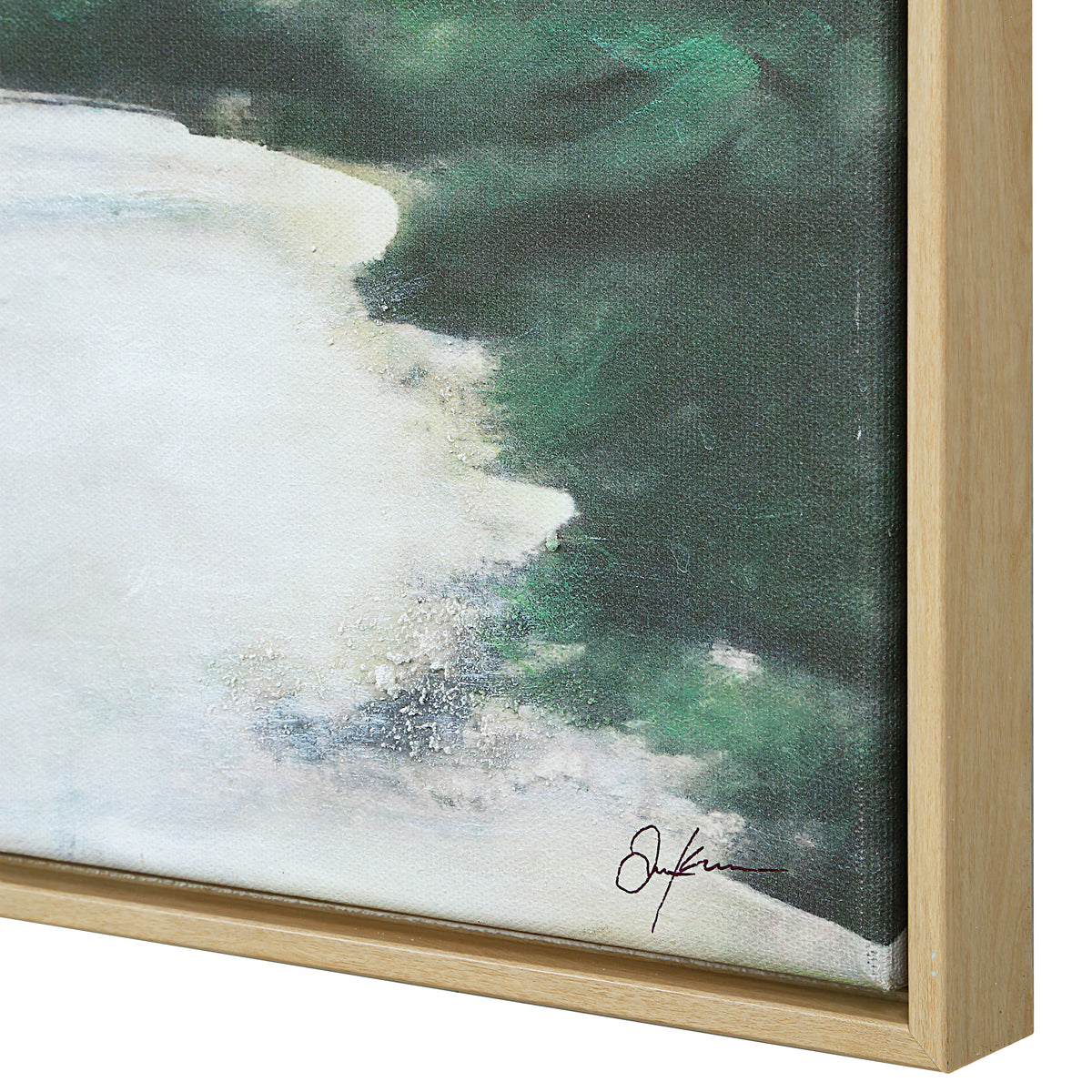 Molto 30" H x 40" W Canvas Art, Green-Canvas Prints-DECOROLALA
