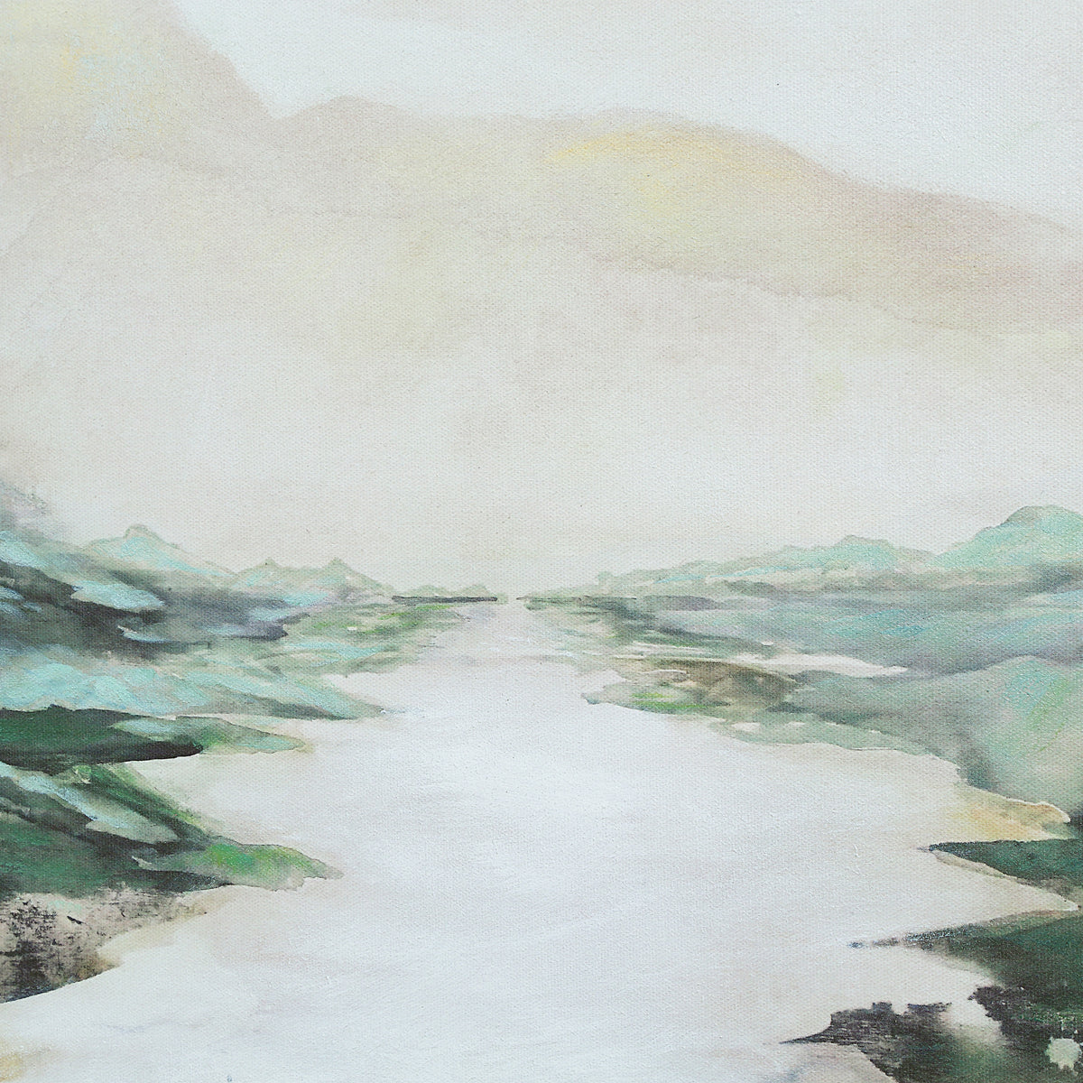 Molto 30" H x 40" W Canvas Art, Green-Canvas Prints-DECOROLALA