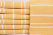 Monaco Mustard Turkish Towel - 40"x70"-Turkish Towel-DECOROLALA
