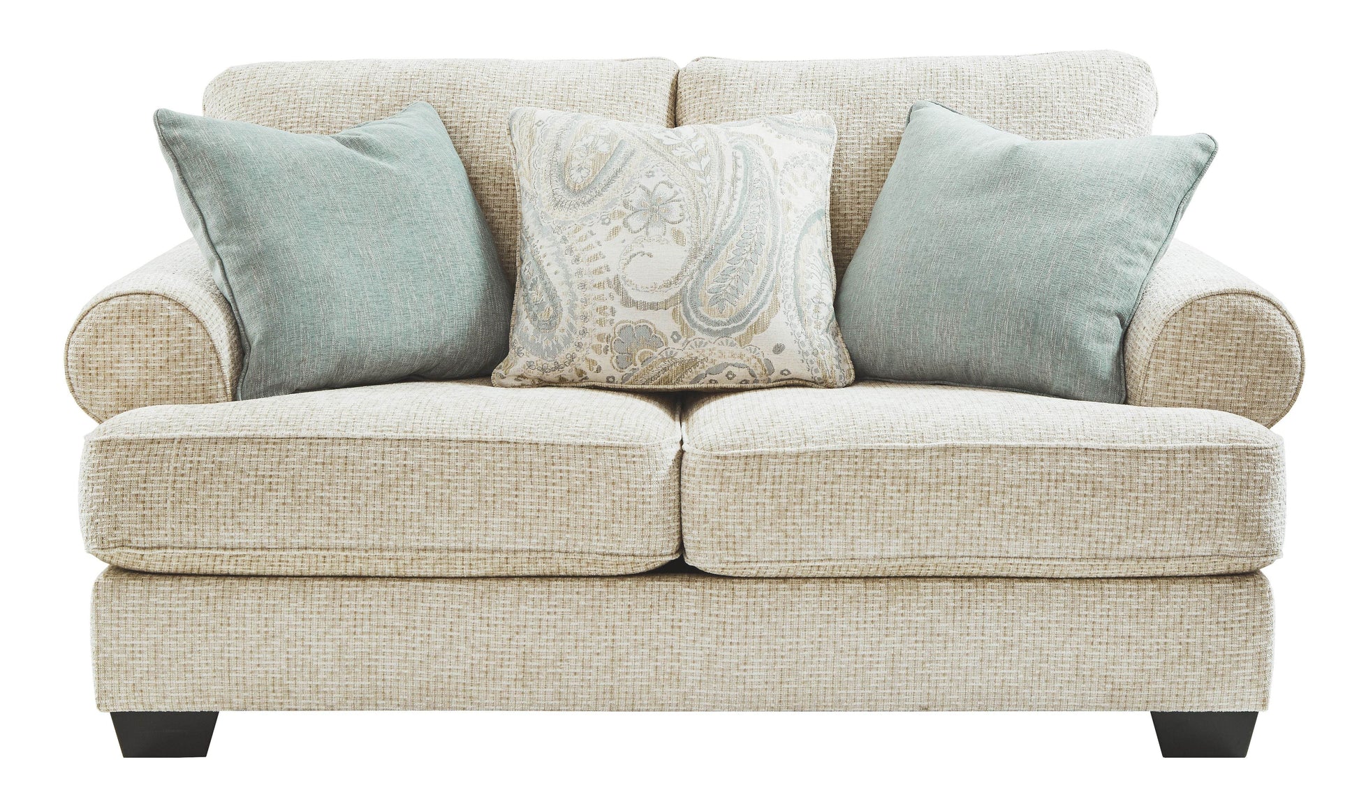 Monaghan Loveseat - Sandstone 74"-Stationary Loveseats-DECOROLALA