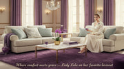 Monaghan Loveseat - Sandstone 74"-Stationary Loveseats-DECOROLALA