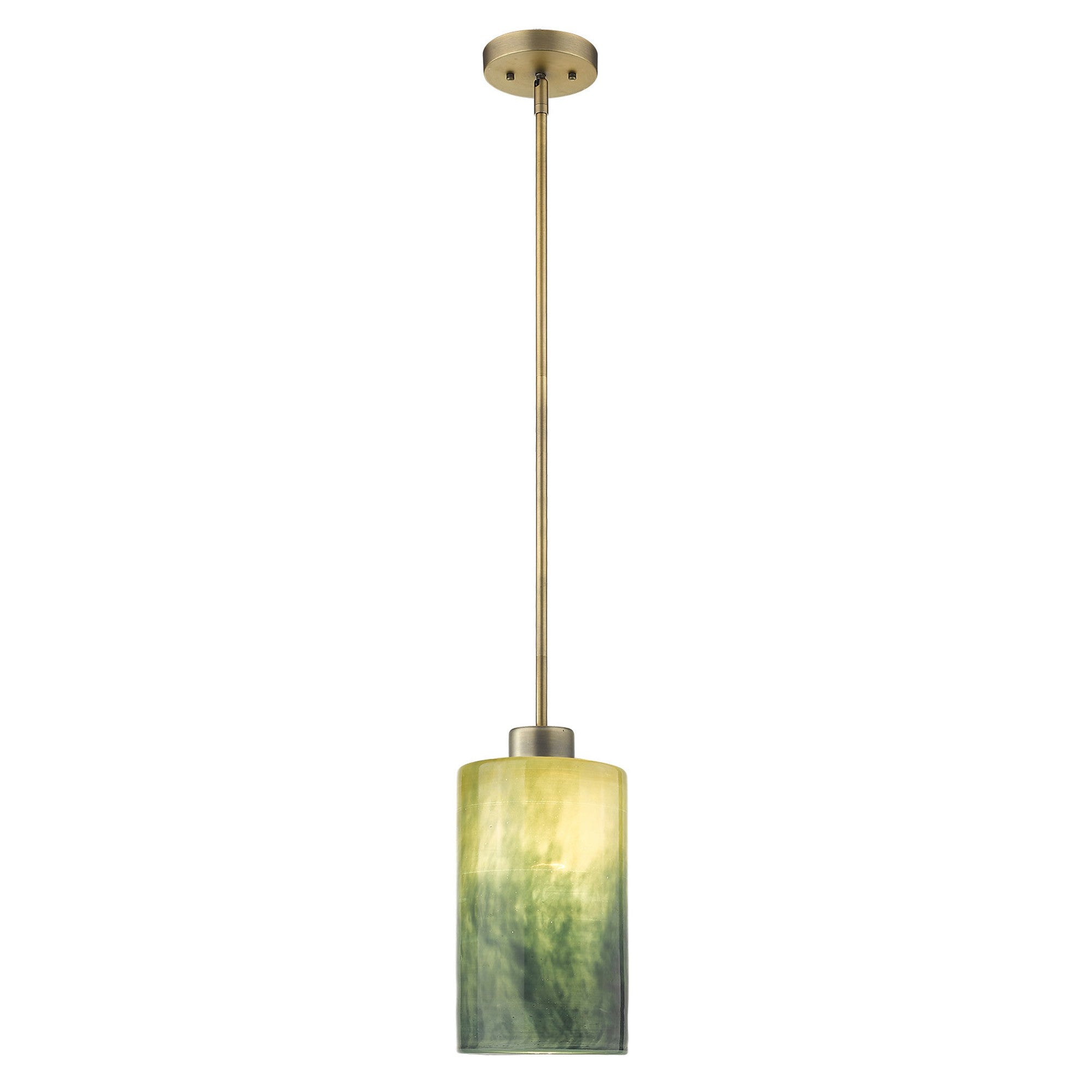 Monet 1-Light Brass Pendant-Pendants-Hanging Lights-DECOROLALA