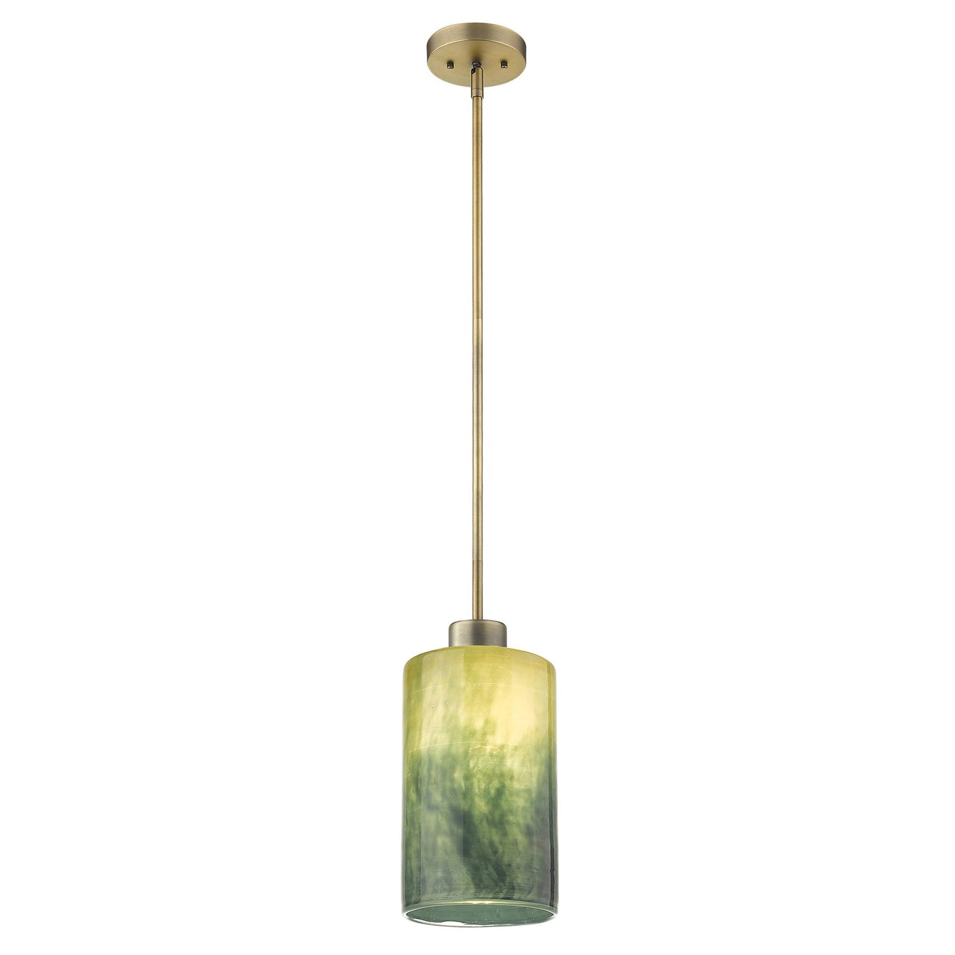 Monet 1-Light Brass Pendant-Pendants-Hanging Lights-DECOROLALA