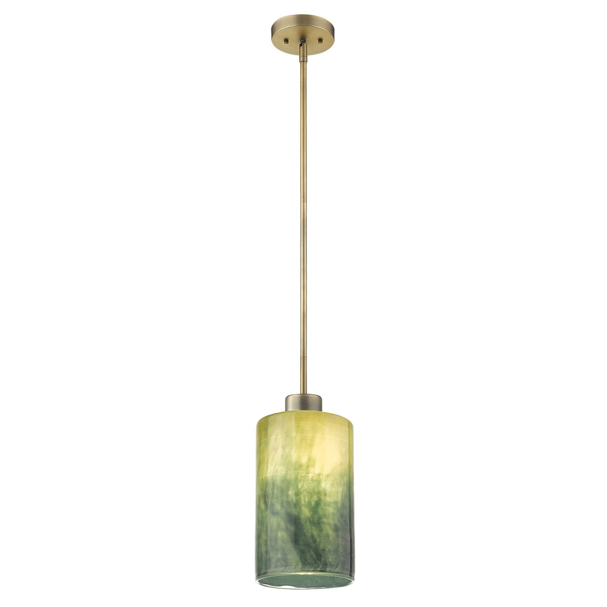 Monet 1-Light Brass Pendant-Pendants-Hanging Lights-DECOROLALA