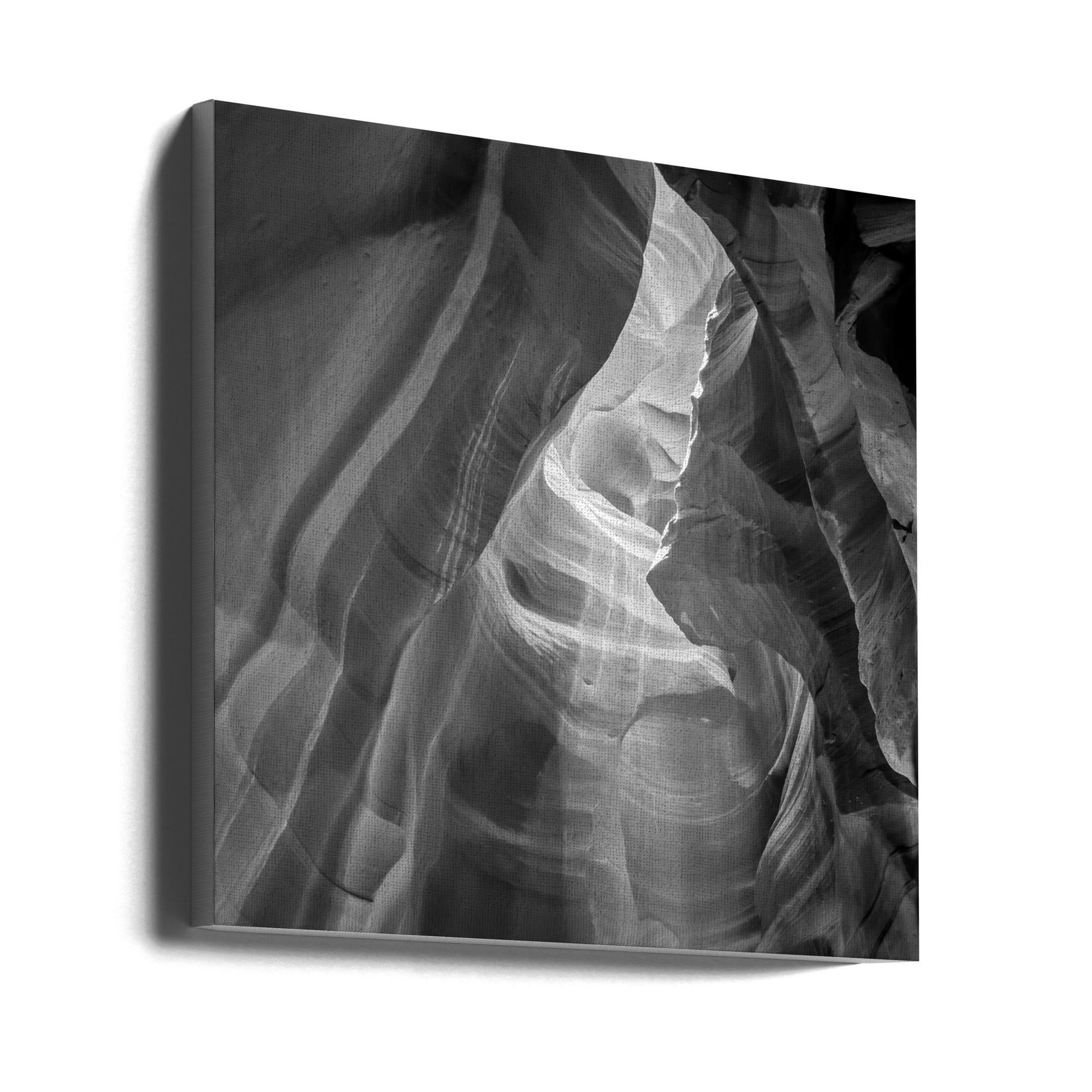 Monochrome Antelope Canyon Daylight by Melanie Viola-canvas-DECOROLALA