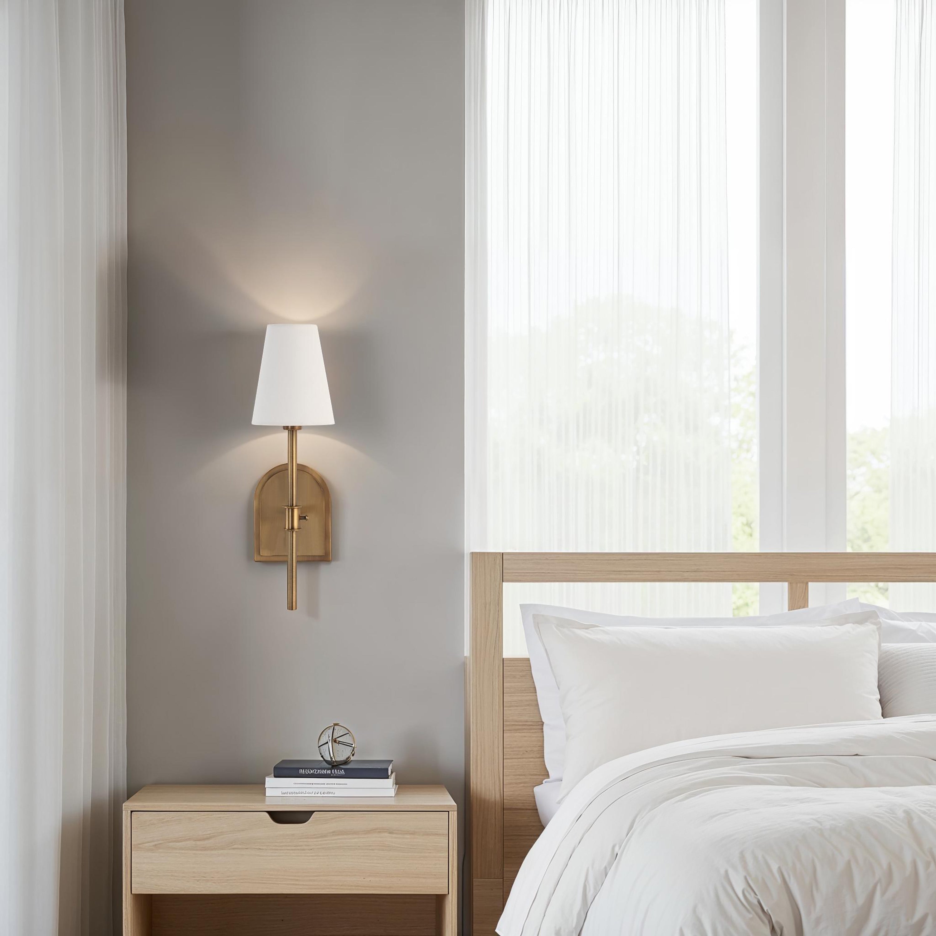 Montreux 17.38" Height Wall Sconce, Yellow-Wall Sconce-DECOROLALA