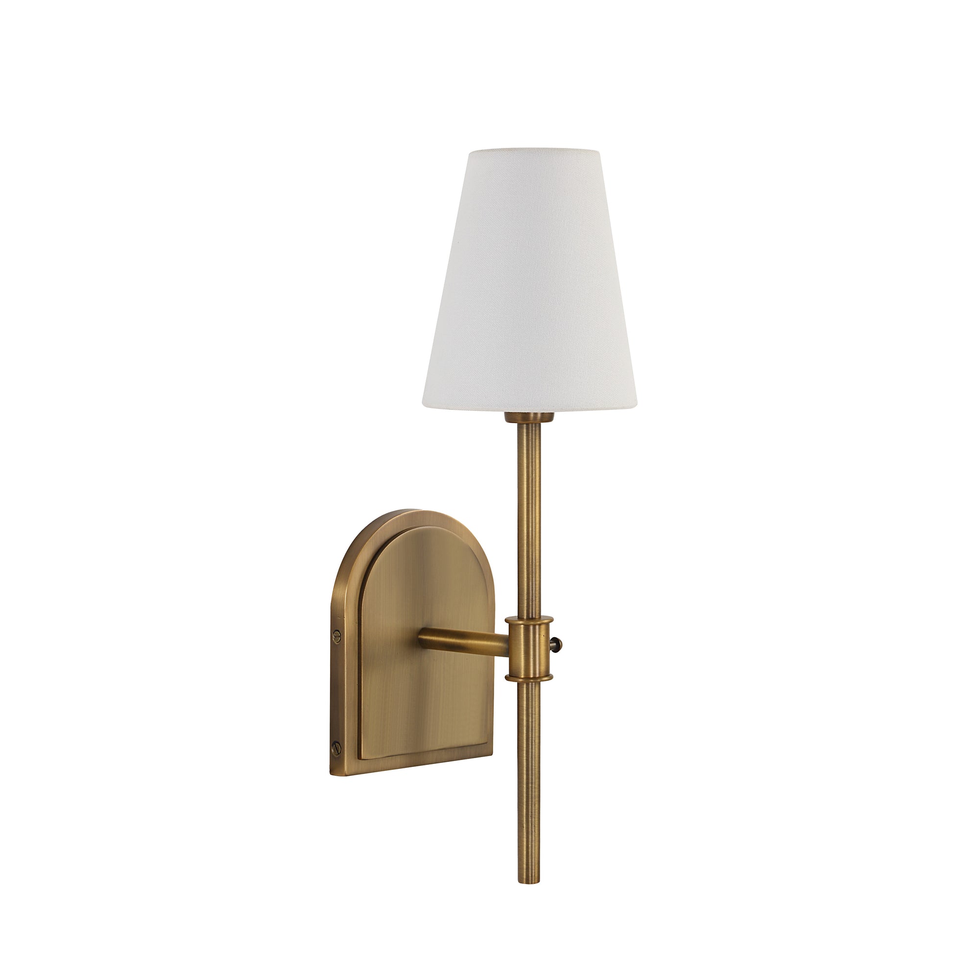 Montreux 17.38" Wall Sconce, Brass-Wall Sconce-DECOROLALA