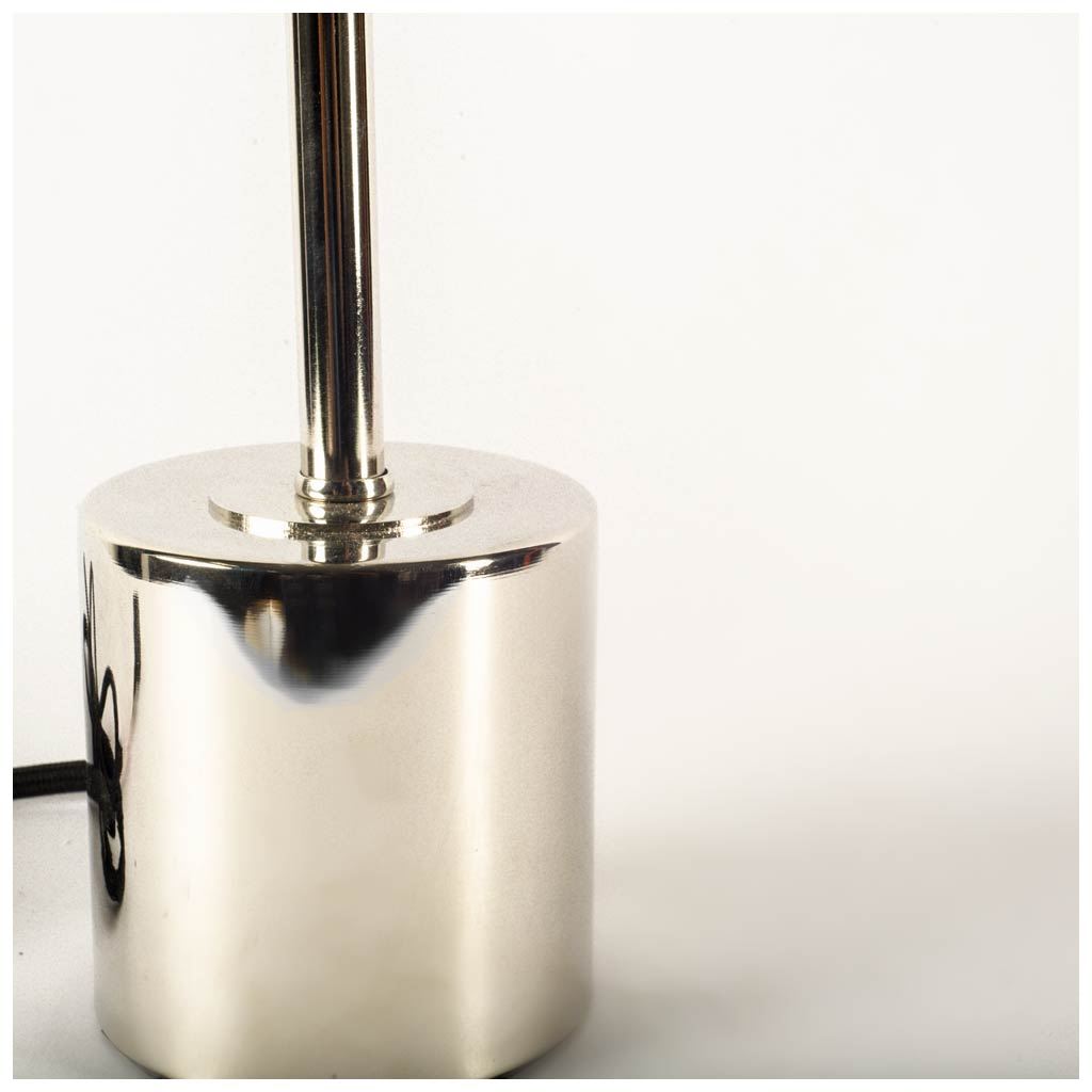 Mooney I (17.5"H) Metallic- Metal Shade-less Table Lamp-Table Lamps-DECOROLALA