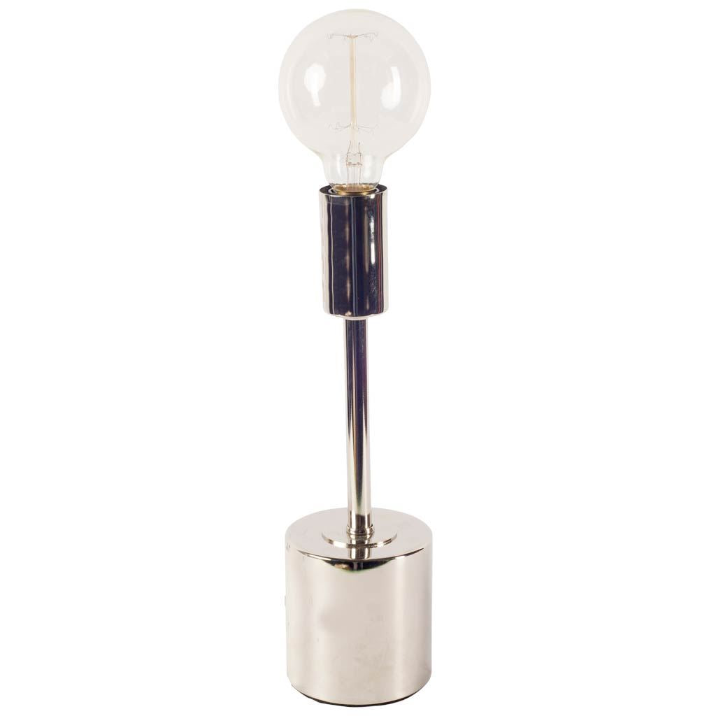 Mooney I Metallic Metal Shade-less Table Lamp-Table Lamps-DECOROLALA