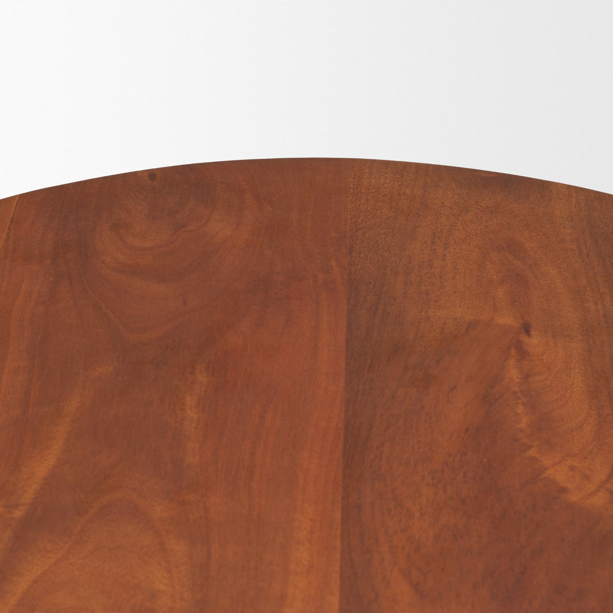 Mora Medium Brown Wood 3-Legged Accent Table-Accent Tables-DECOROLALA