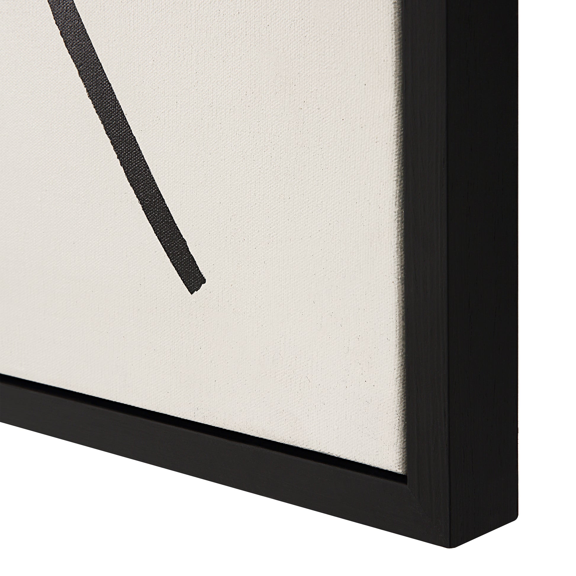 Moreau 24" Wide Canvas Art with Wood Frame, Painted Black-Canvas Art-DECOROLALA