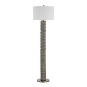 Moringa 72.0" Height Floor Lamps, Warm Charcoal Grey-Floor Lamp-DECOROLALA