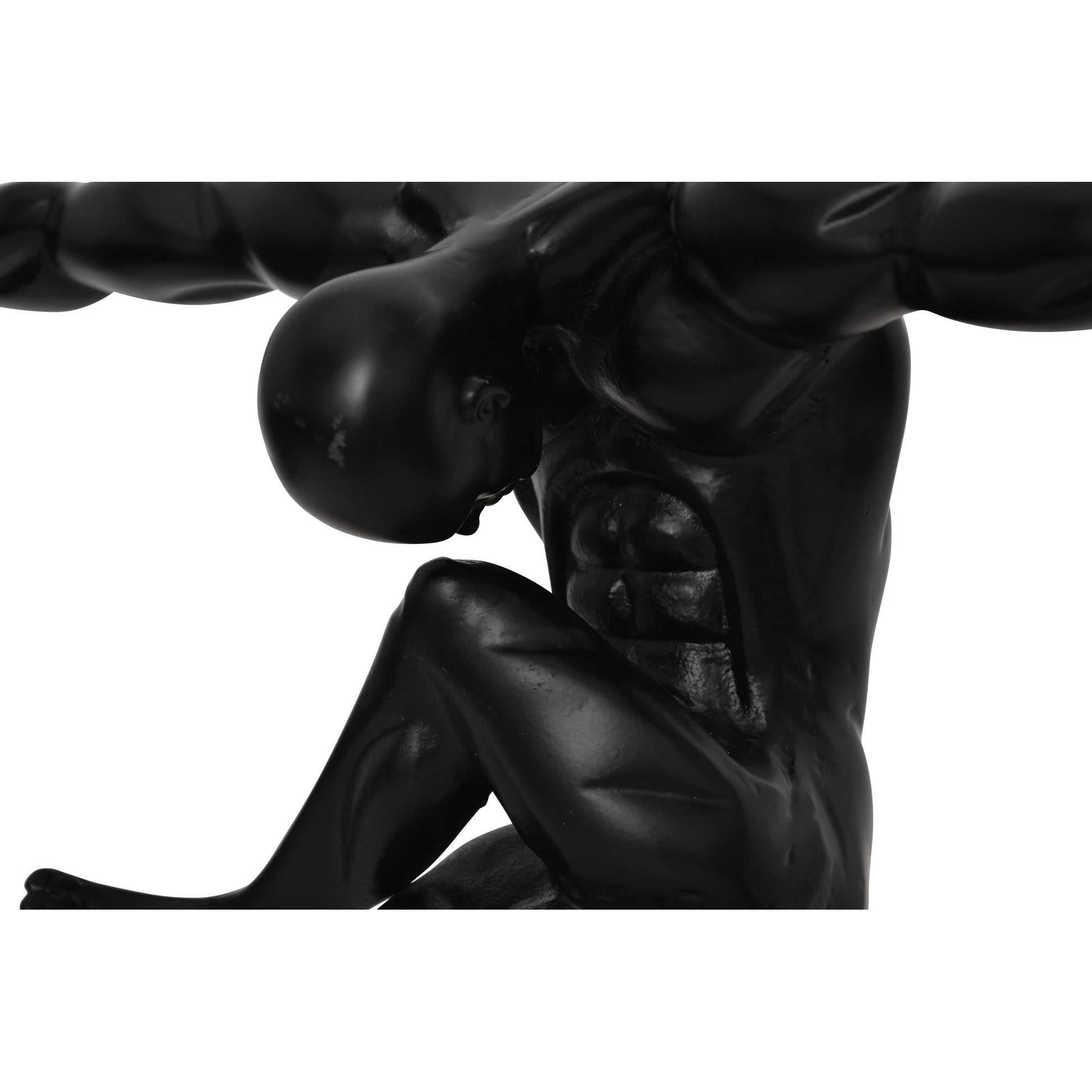 Mortal Indoor Aluminum Statue, Matte Black-Statue-DECOROLALA