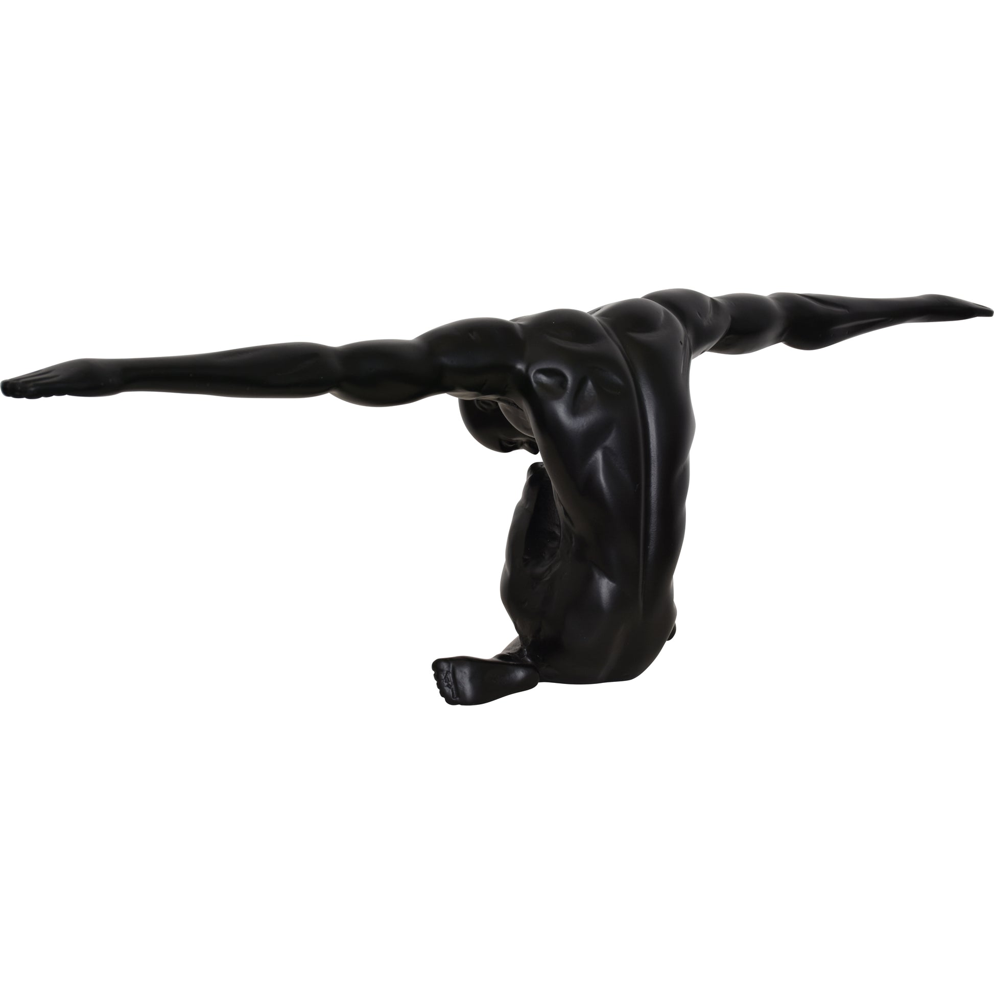 Mortal Indoor Aluminum Statue, Matte Black-Statue-DECOROLALA