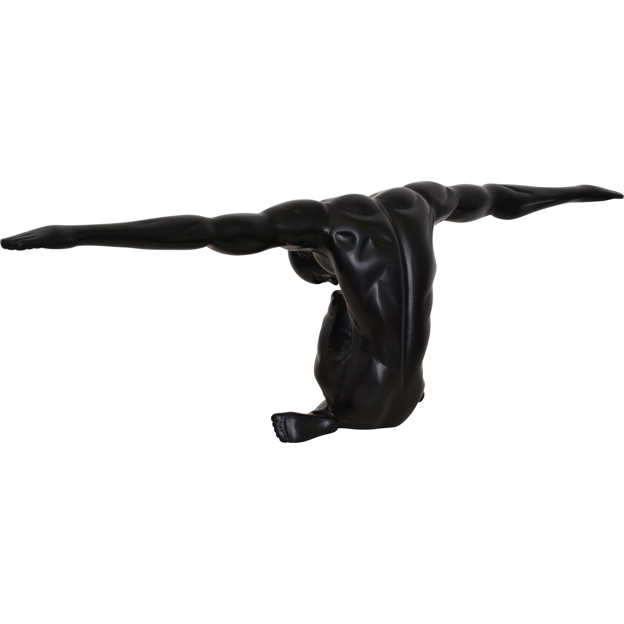 Mortal Indoor Aluminum Statue, Matte Black-Statue-DECOROLALA