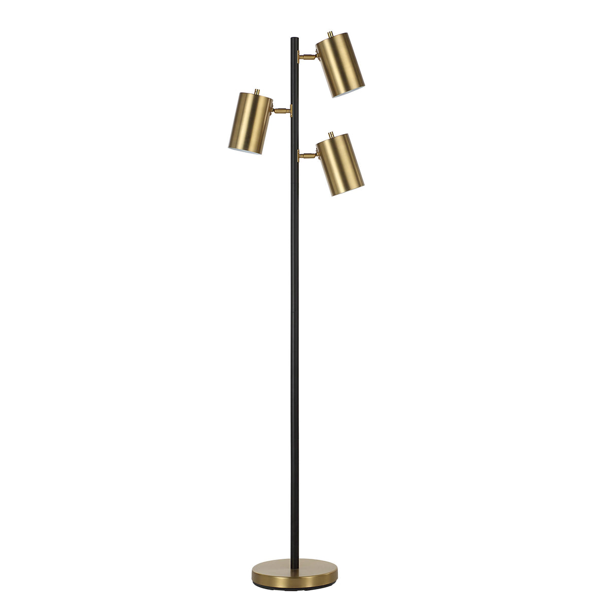 Mosaic 63.5" Floor Lamp - 3-Light, Yellow-Floor Lamps-DECOROLALA
