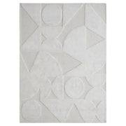 Mosaico Hand-Tufted Wool Viscose Rug-Indoor Rug-DECOROLALA