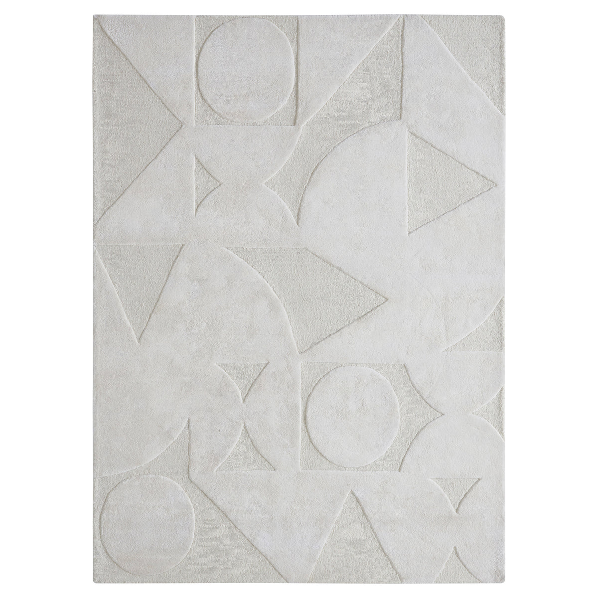 Mosaico Hand-Tufted Wool Viscose Rug-Rugs-DECOROLALA