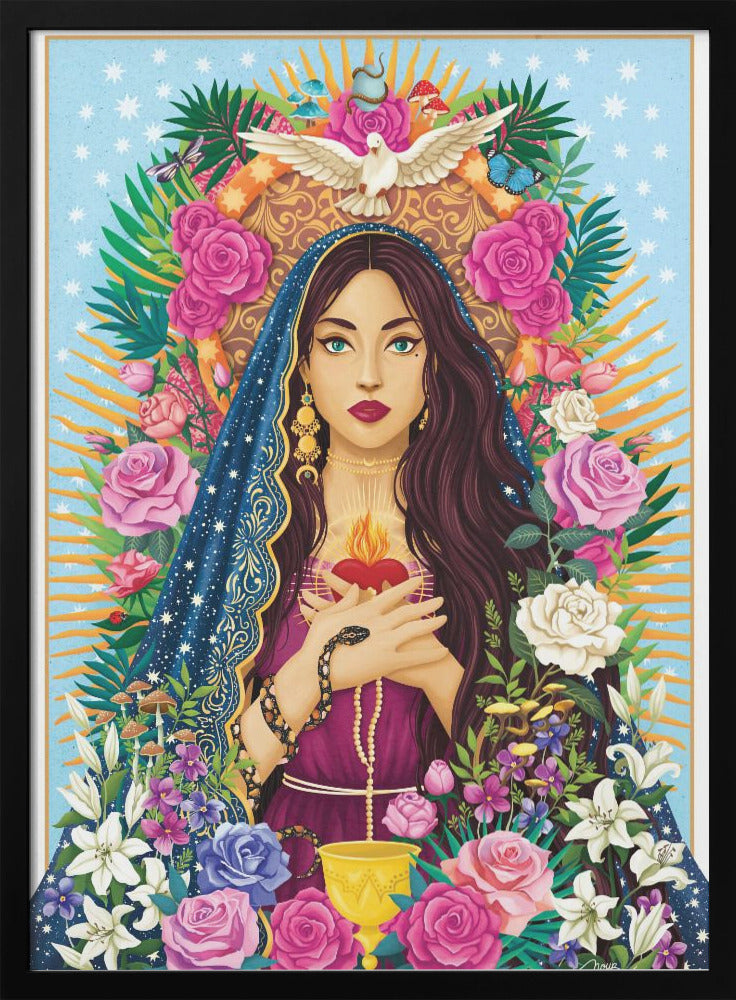 Mother Mary / Mary Magdalen Wall Art by Nour Tohme-canvas-DECOROLALA