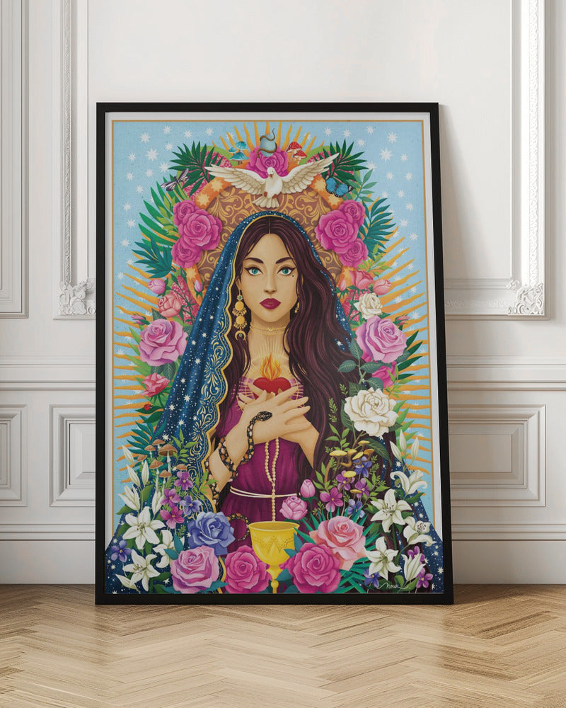 Mother Mary / Mary Magdalen Wall Art by Nour Tohme-canvas-DECOROLALA