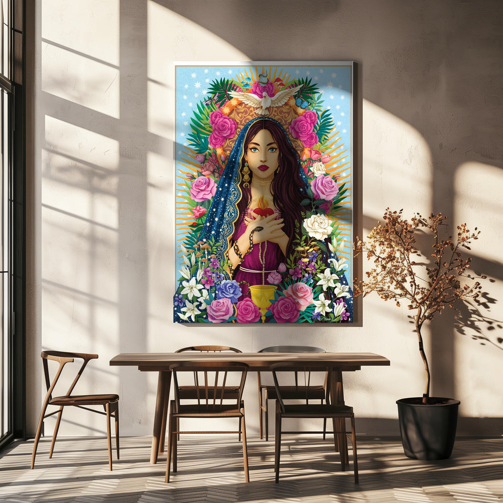 Mother Mary / Mary Magdalen Wall Art by Nour Tohme-canvas-DECOROLALA