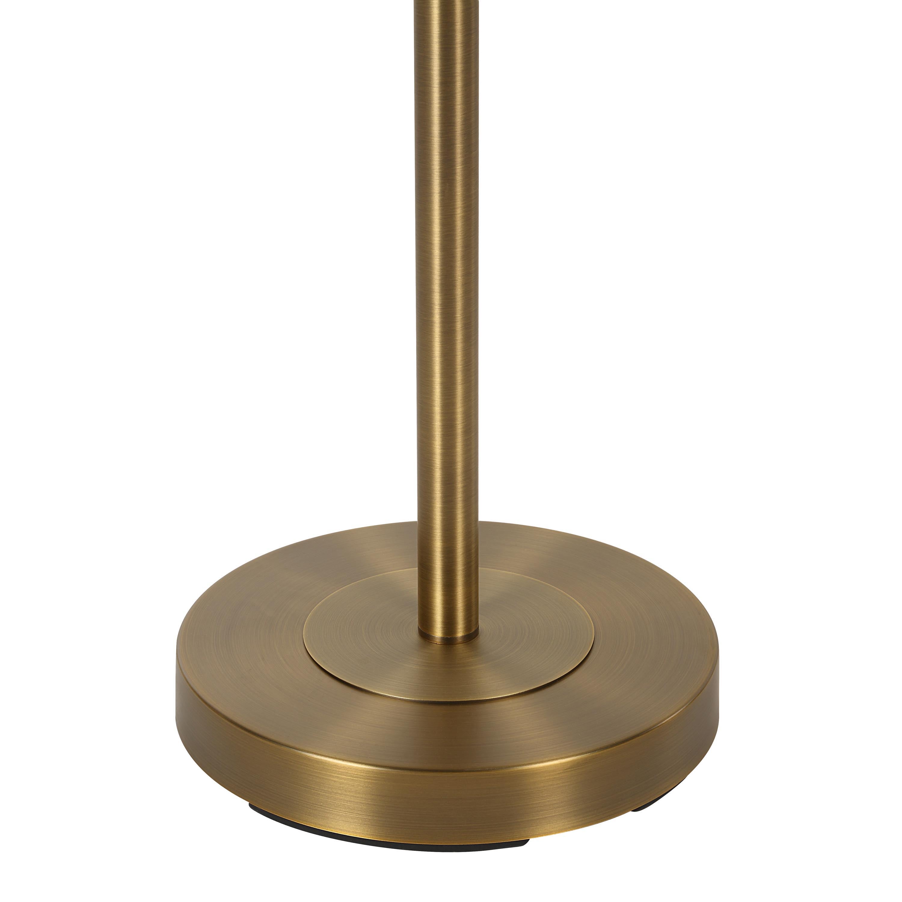 Moulton 66.25" Floor Lamp with Swivel Shade, Yellow-Floor Lamp-DECOROLALA