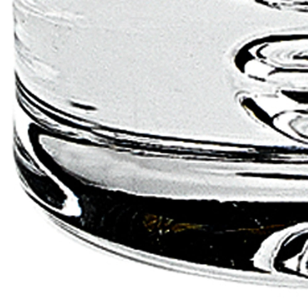 Mouth Blown Crystal Lead Free Hiball Glass 13 Oz 4 Pc Set-Barware and Drinkware-DECOROLALA