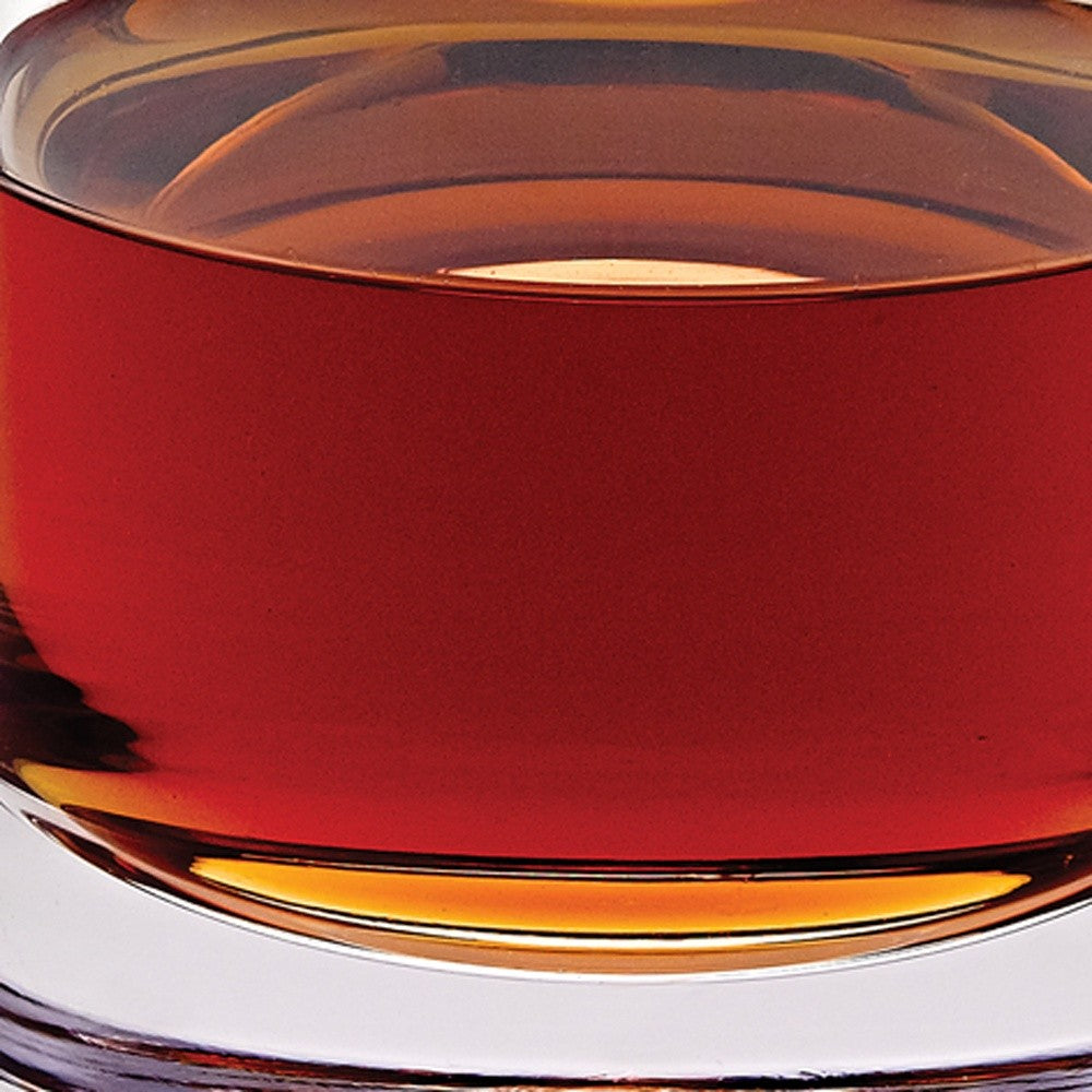 Mouth Blown European Crystal Decanter 28 Oz-Barware and Drinkware-DECOROLALA