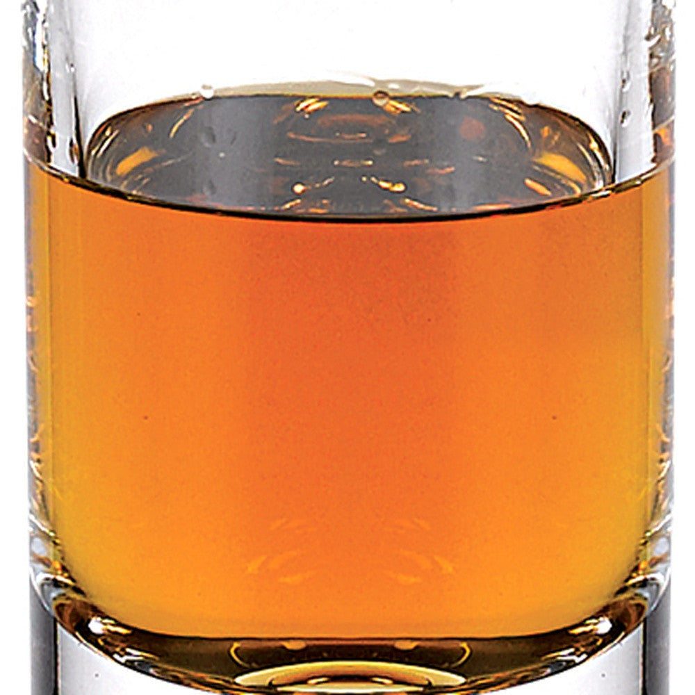 Mouth Blown European Crystal Round Decanter 28 Oz-Barware and Drinkware-DECOROLALA