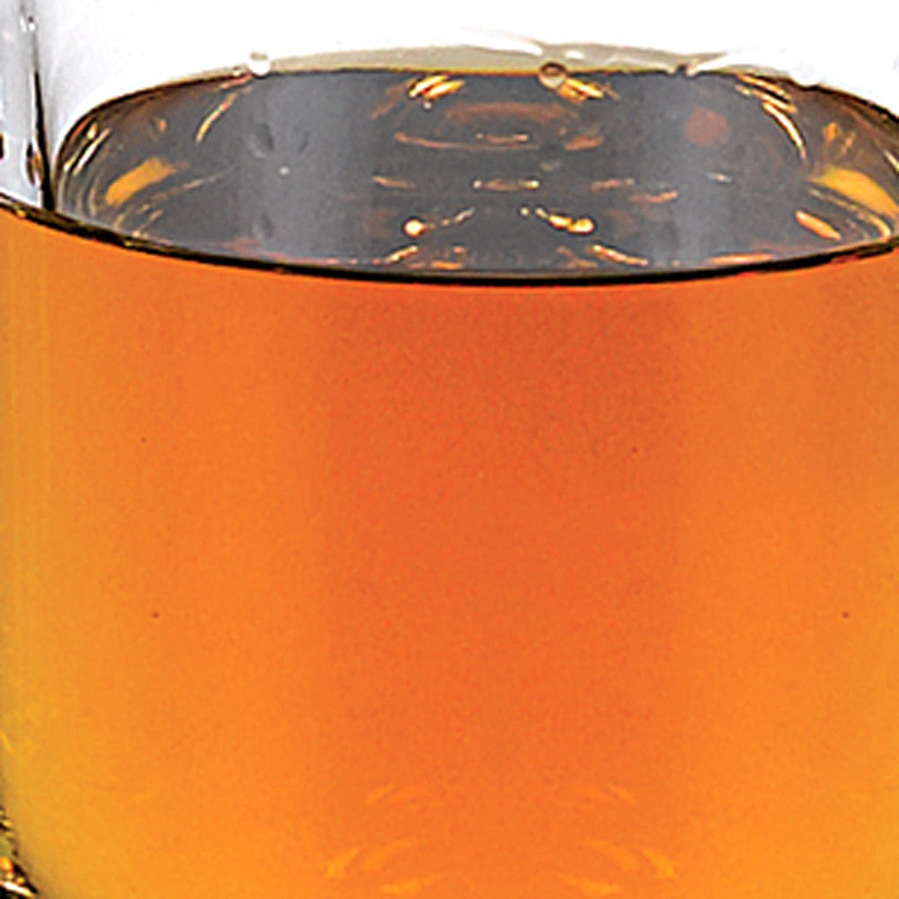 Mouth Blown European Crystal Round Decanter 28 Oz-Barware and Drinkware-DECOROLALA